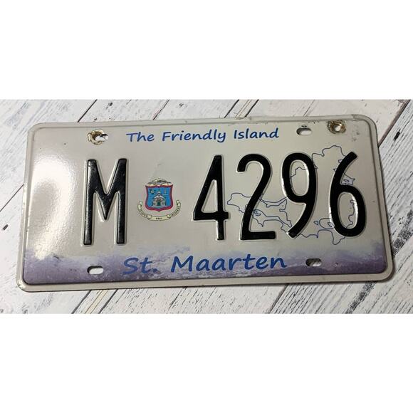 St. Maarten The Friendly Island License Car Plate auto Island decoration - Picture 1 of 4